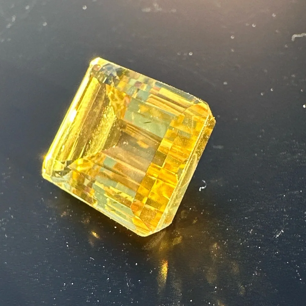 18.08 Crt Natural Lemon Quartz Faceted Gemstone